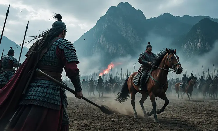 秦楚两国交战现场