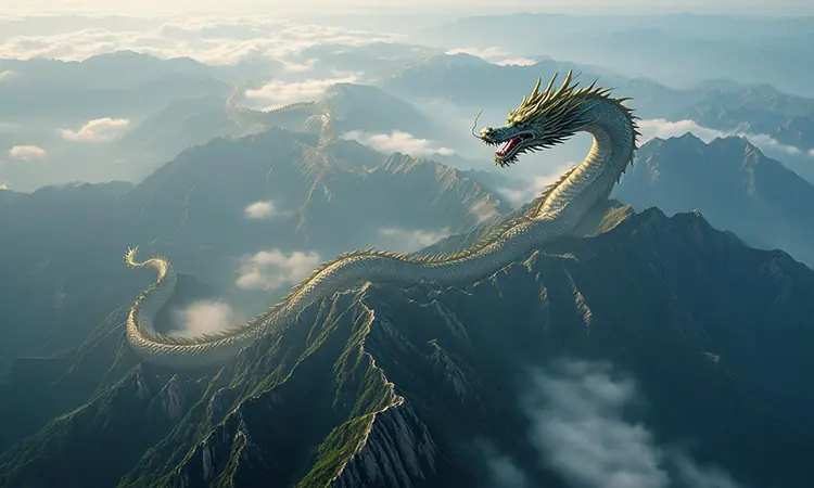 长得像龙一样的山