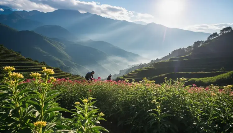 药材种植基地